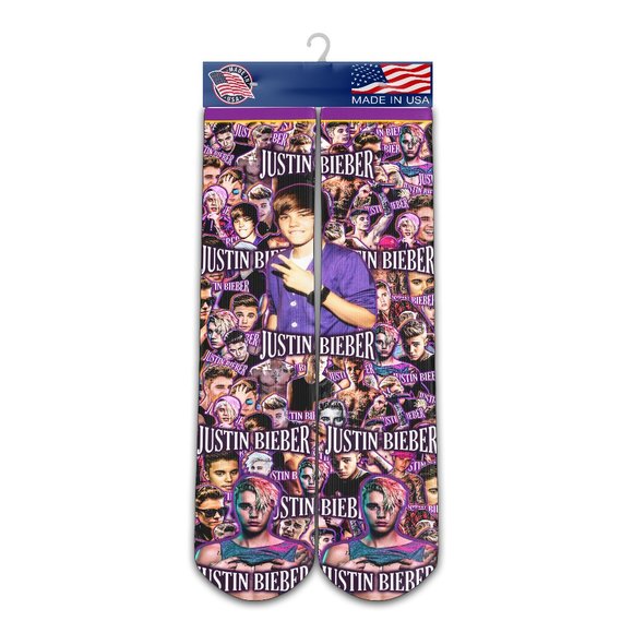 Justin Bieber Socks - Picture 1 of 1